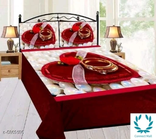 Velvet king Double Bedsheet - King (Length Size: 105 in Width Size: 95 in Pillow Length Size: 27 in Pillow Width Size: 17 in), Velvet